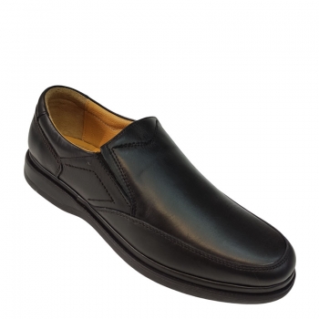 ΑΝΔΡΙΚΑ ΑΝΑΤΟΜΙΚΑ ΔΕΡΜΑΤΙΝΑ MODEL SHOES ΜΑΥΡΑ